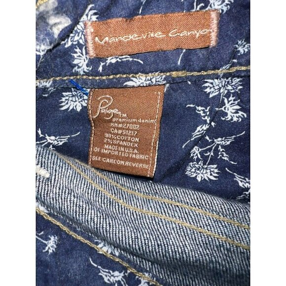 Paige Premium Denim Jeans 20W #RN27002 - Picture 2 of 10